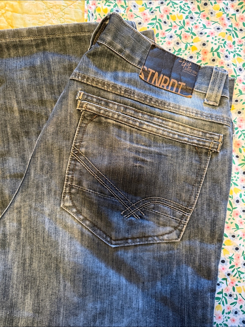 Stnrdt Men's Classic Blue Denim Jeans